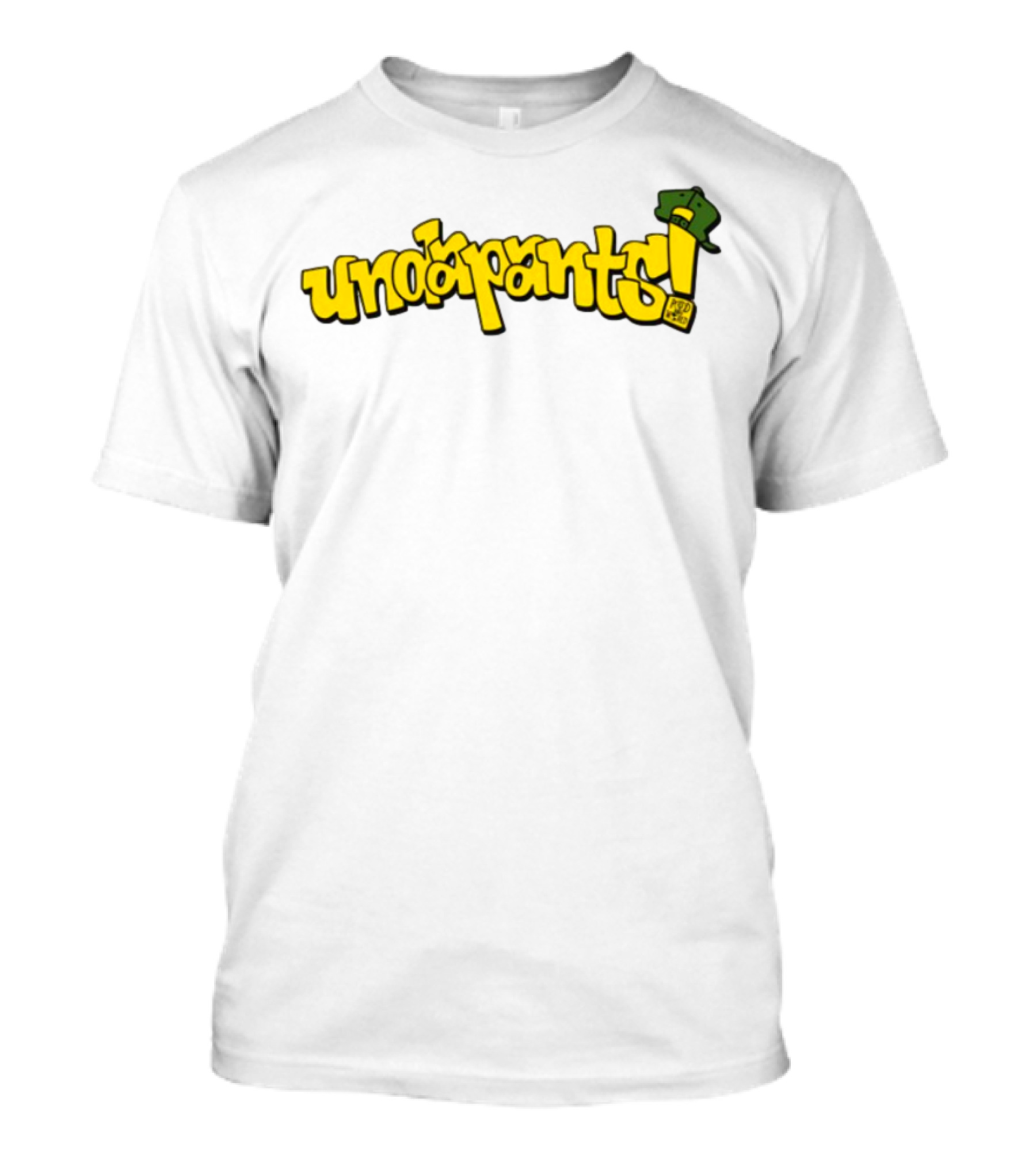 Podmeetsworldshow Undapants Retro Cartoon Style T-Shirt