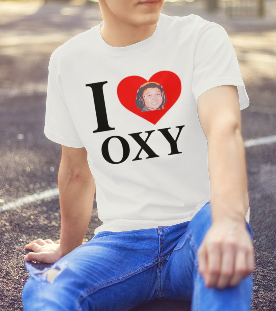 V1c I Heart Oxy Kid Headphones T-Shirt