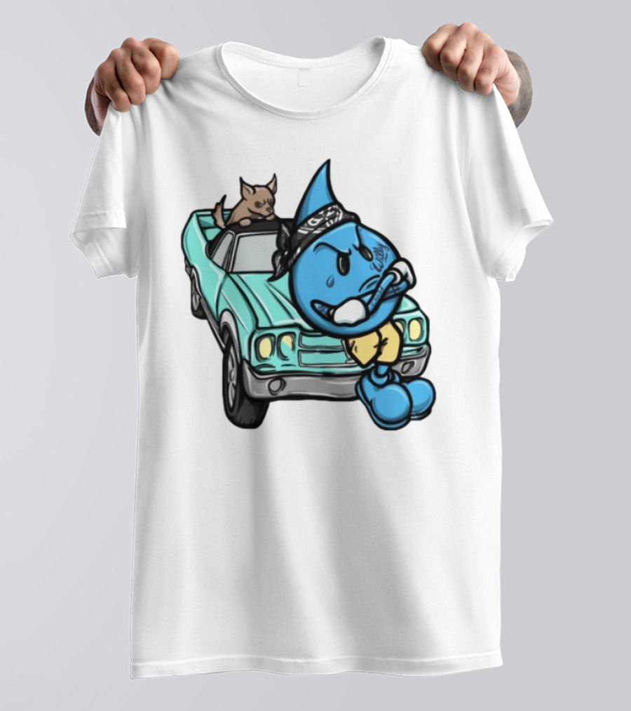 Wet Willy Homies Bandana Lowrider Vintage Car Cartoon T-Shirt