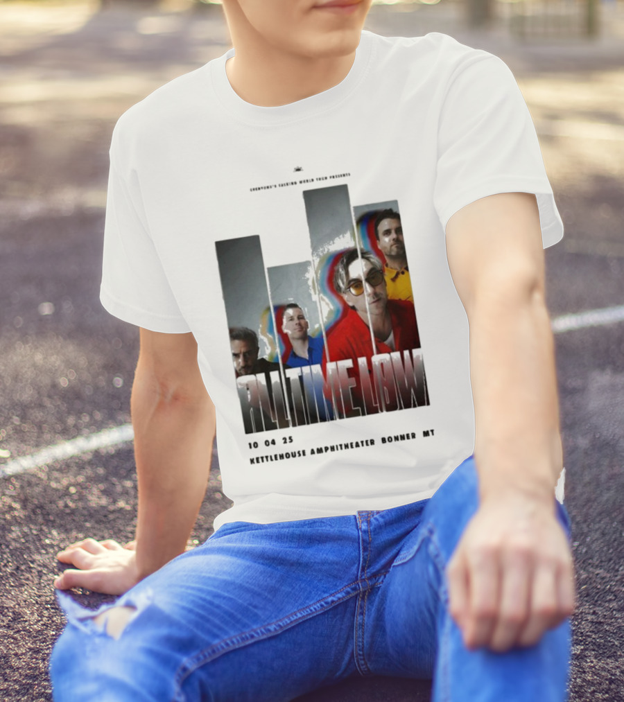 All Time Low Live 10.4.2025 KettleHouse Amphitheater Bonner MT T-Shirt