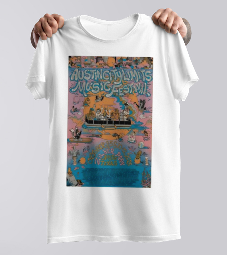 Austin City Limits Music Festival 2015 Wilker Park Austin Texas October 2-4 9-11 T-Shirt