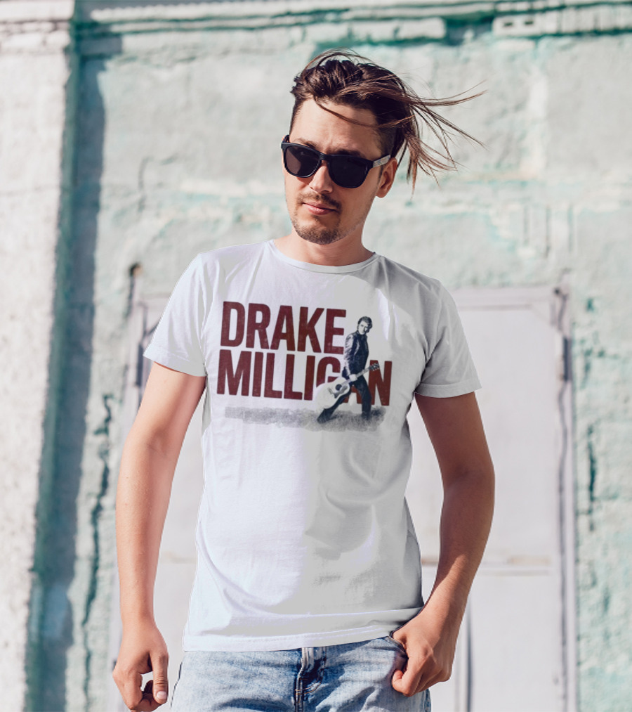 Drake Milligan Silver Guitar Photo Edition T-Shirt