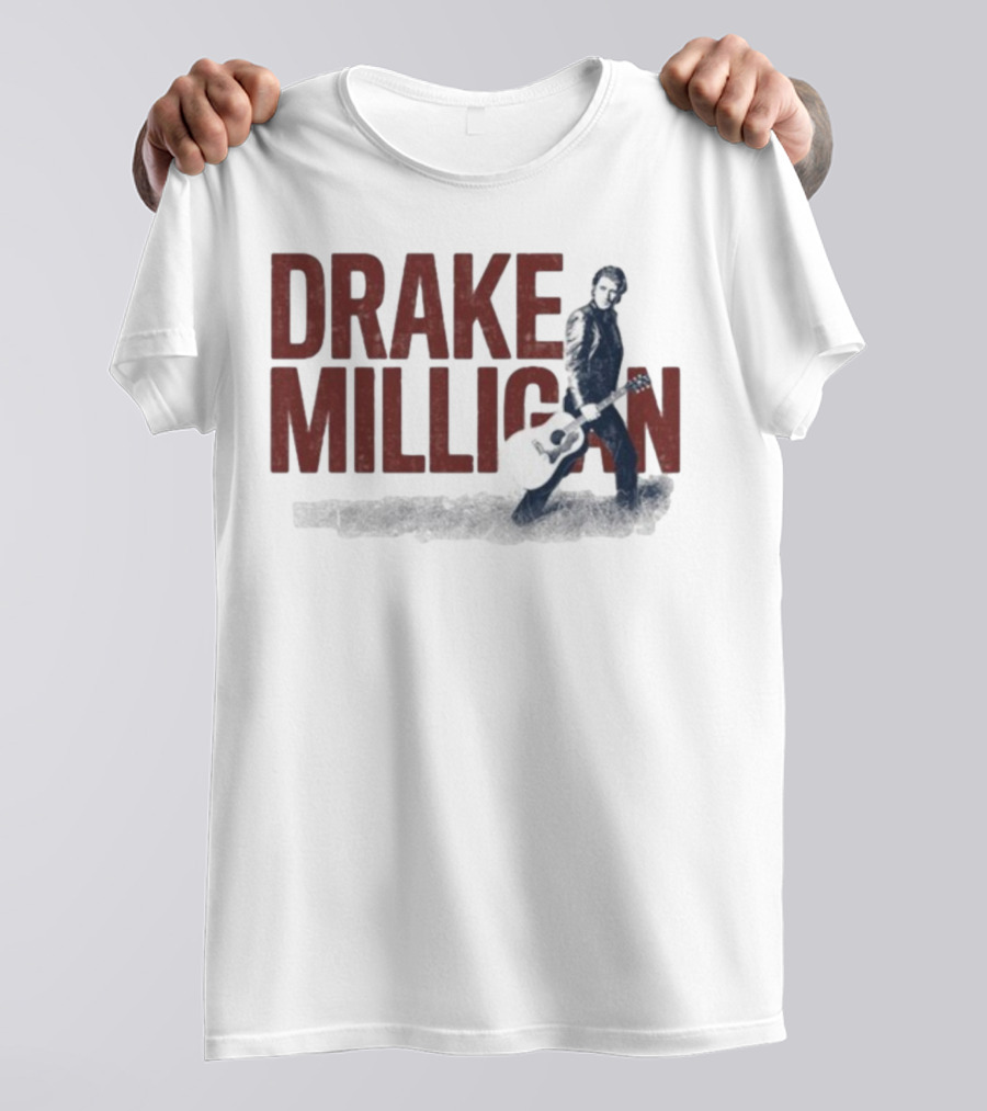 Drake Milligan Silver Guitar Photo Edition T-Shirt