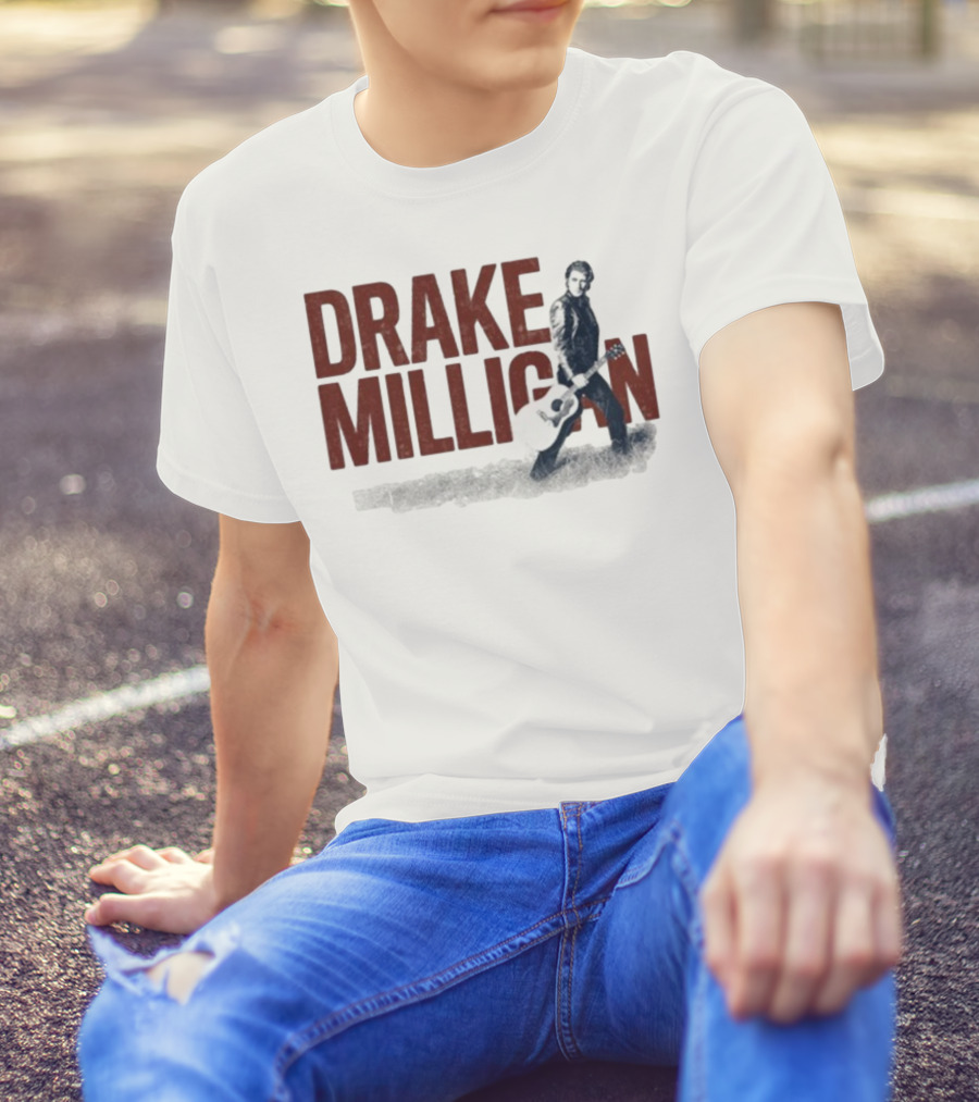 Drake Milligan Silver Guitar Photo Edition T-Shirt