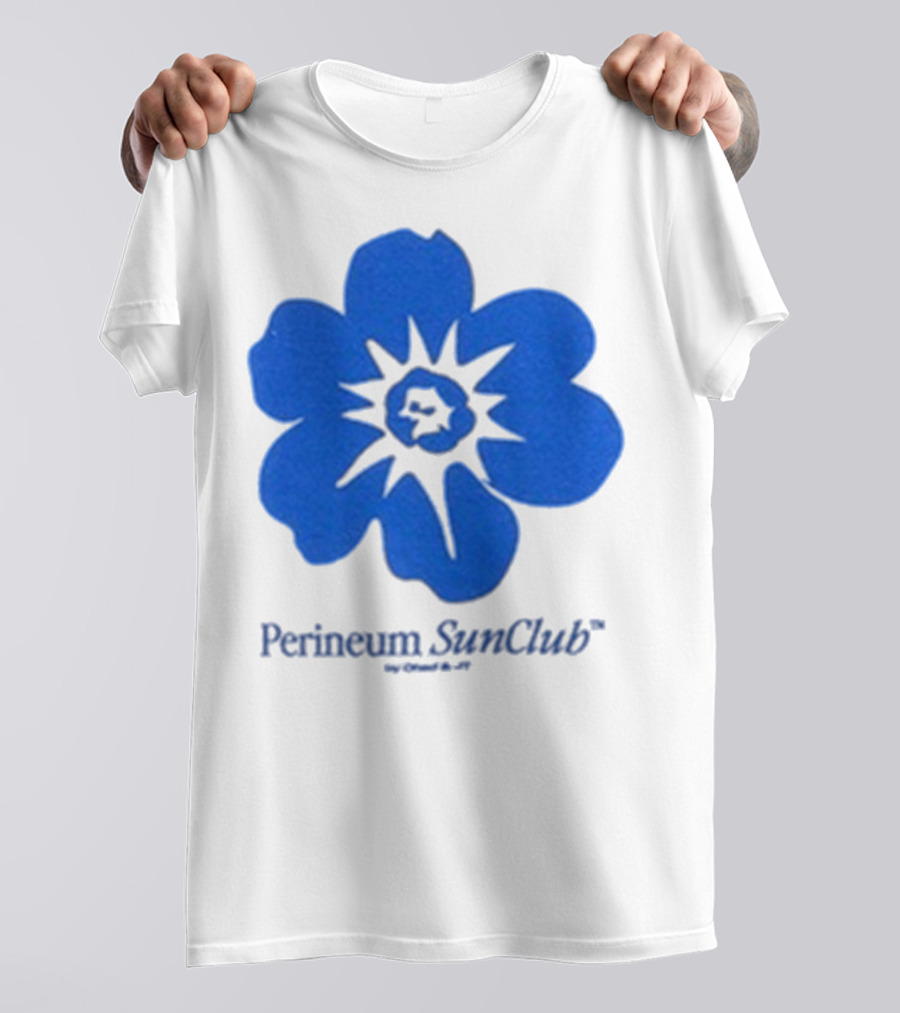 Chad And JT Perineum SunClub Bumflower Blue Blossom T-Shirt