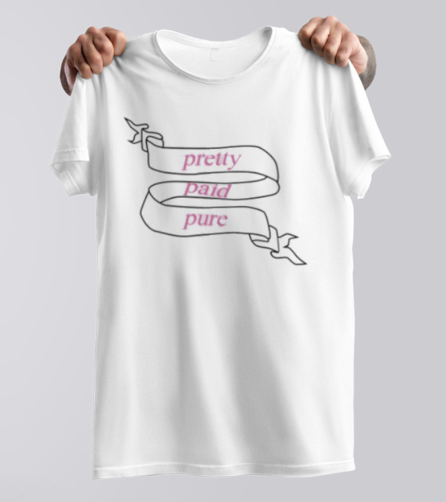 Emilythefairyy Pretty Paid Pure Pink Text T-Shirt