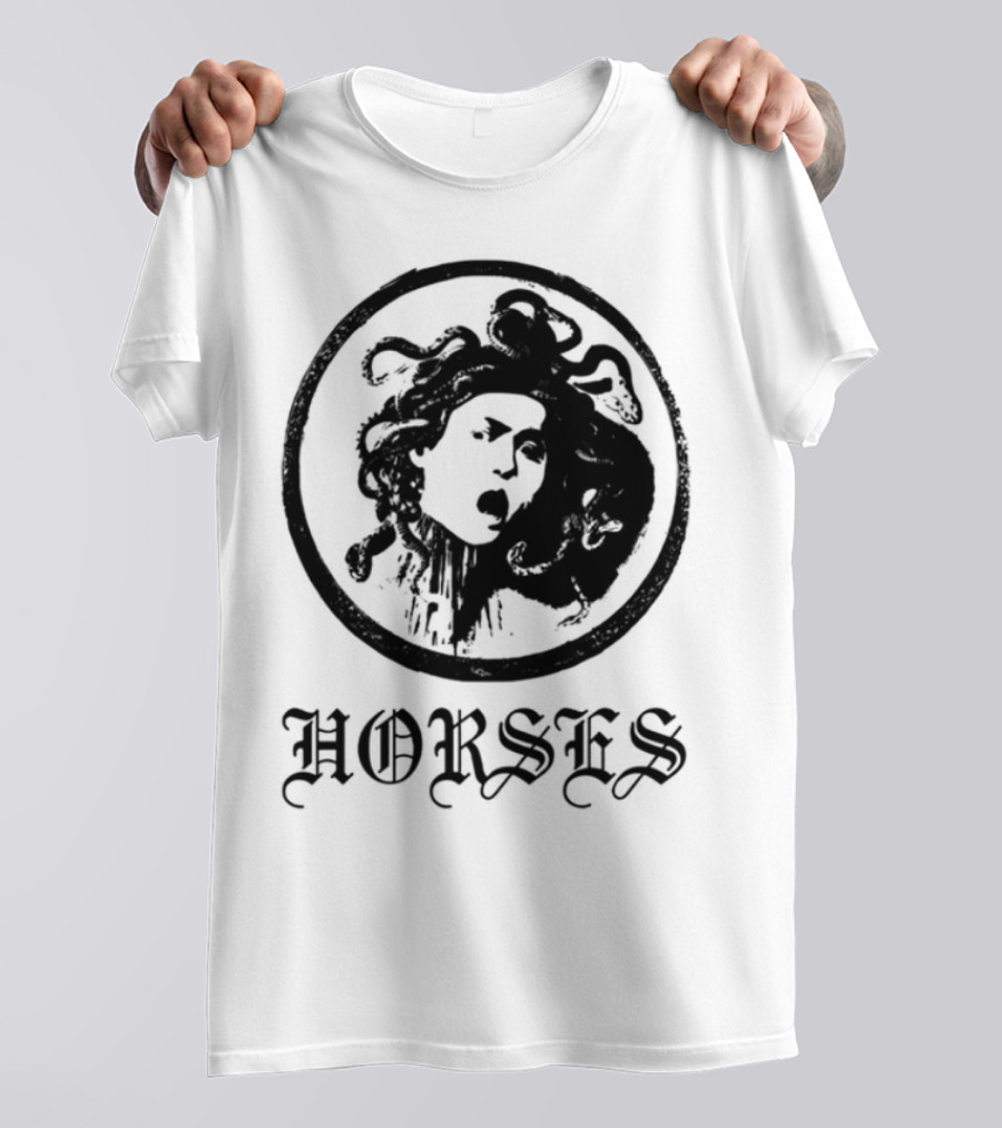 Horses Medusa Iconic Mythical Symbolism T-Shirt