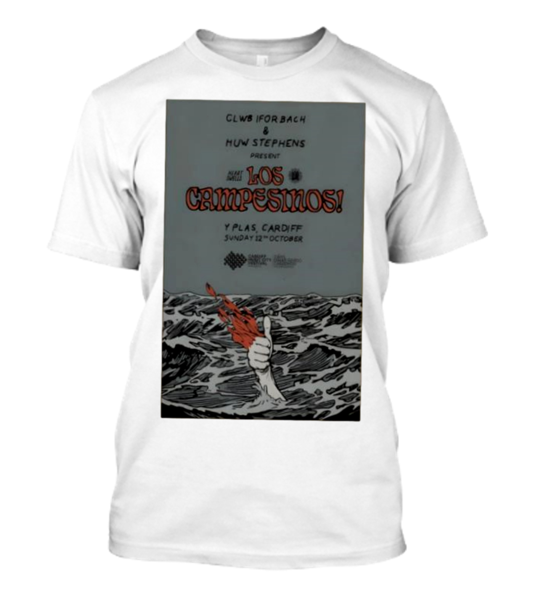 CLWB Ifor Bach Huw Stephens Present Los Campesinos Y Plas Cardiff Sunday 12th October T-Shirt