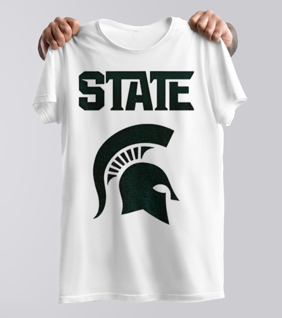 STATE Spartans Michigan Big Ten Basketball T-Shirt