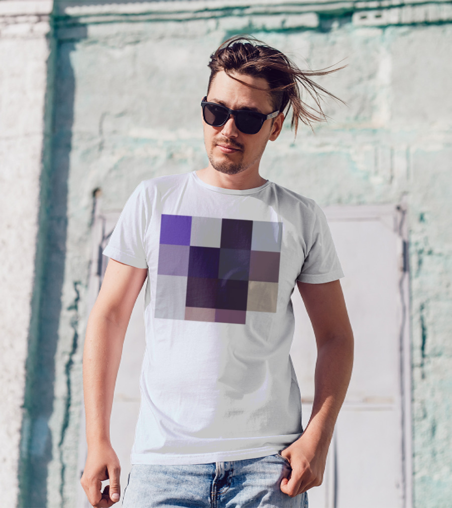 Acai28 Color Grid Abstract Acai T-Shirt