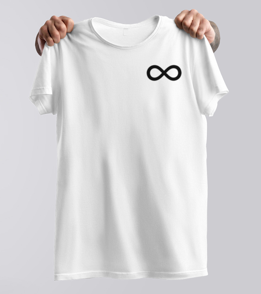 Ayofvr Infinity Symbol Chambray Style T-Shirt