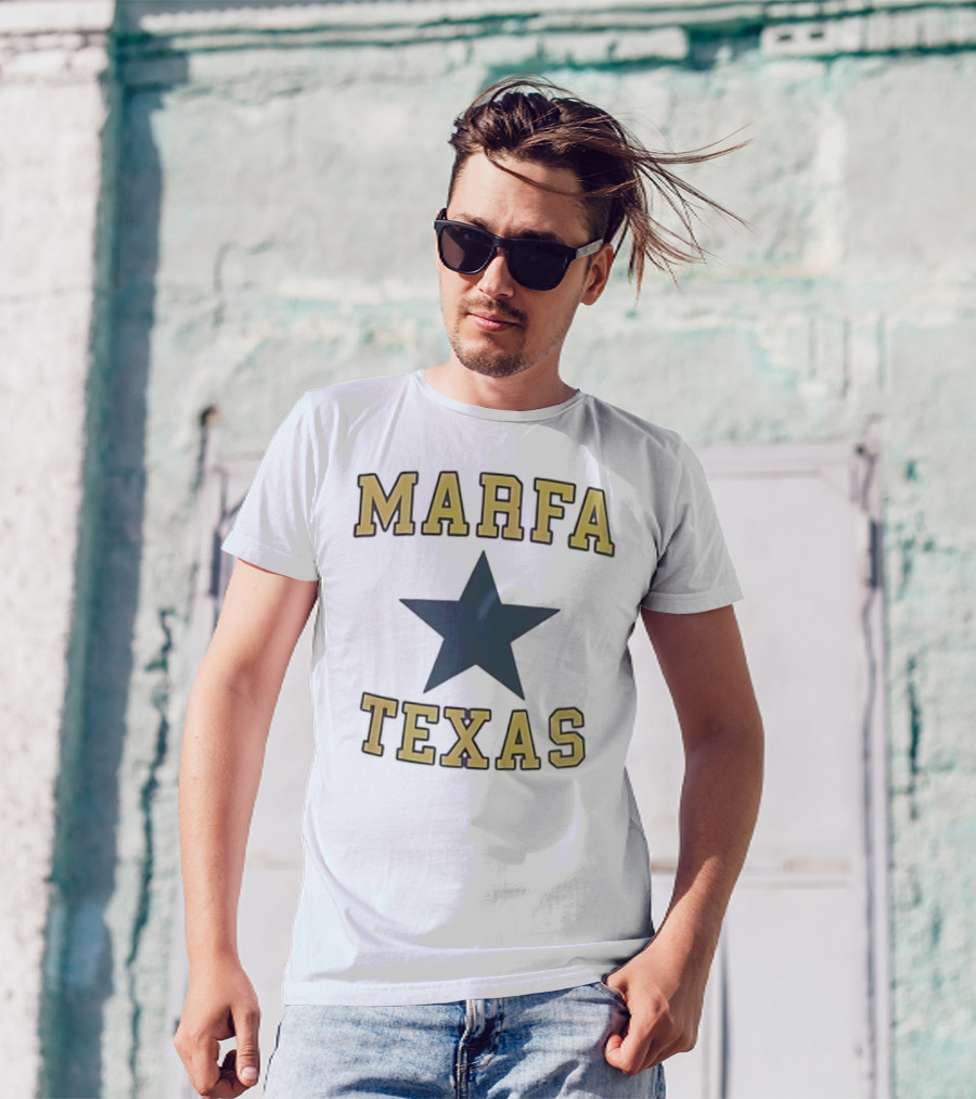 Jensen Ackles Marfa Texas Star Vintage Aesthetic T-Shirt