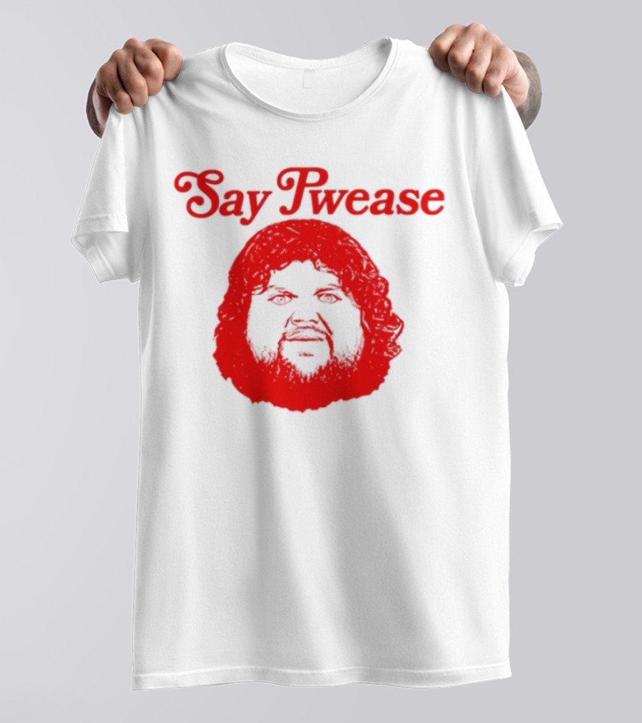 Say Pwease Red Beard Character T-Shirt