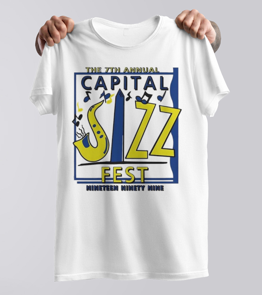 The 7th Annual Capital Jazz Fest June Nineteen Ninety Nine Music Event T-Shirt