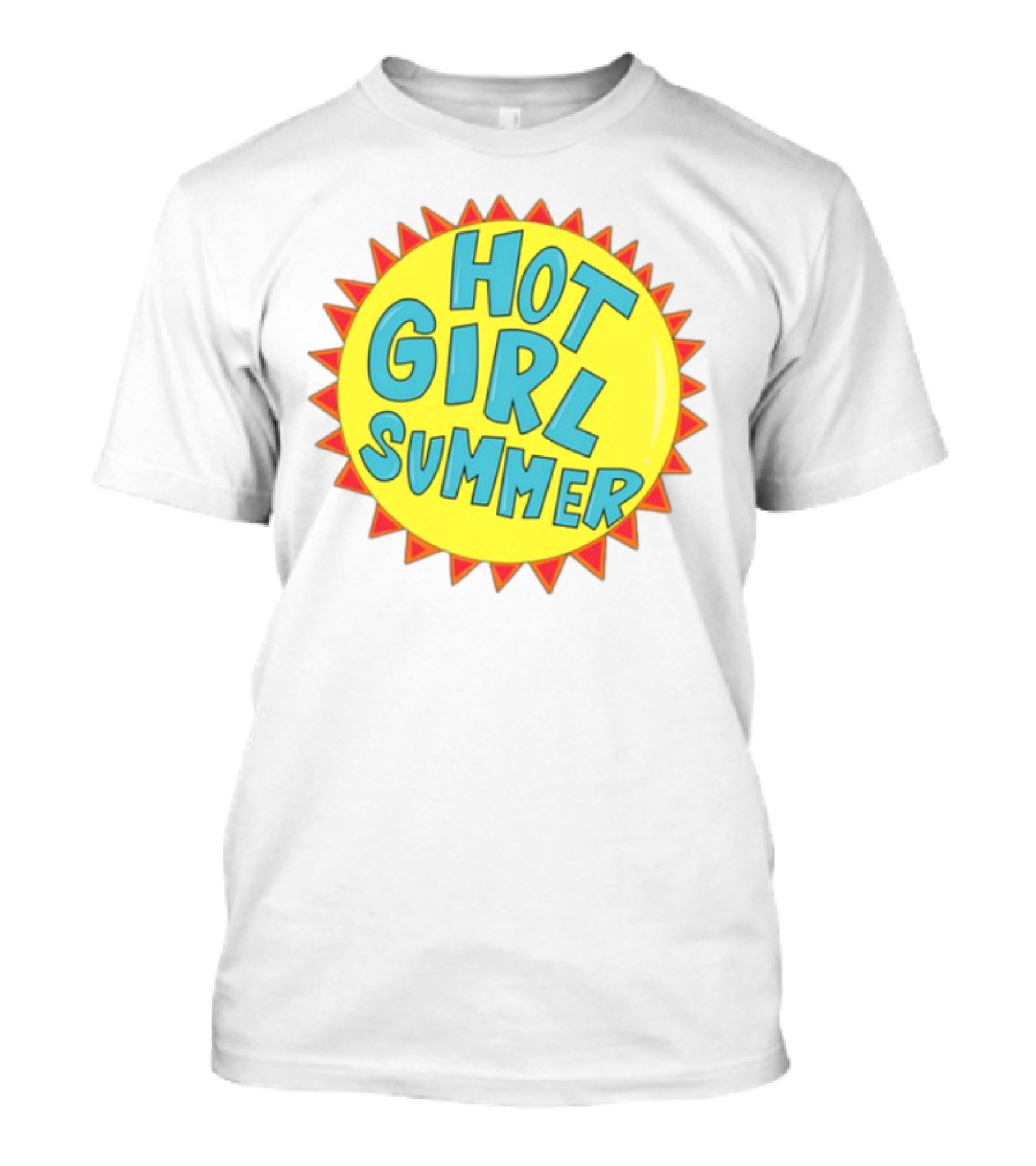 The Beaver Family Hot Girl Summer Sunburst Style T-Shirt