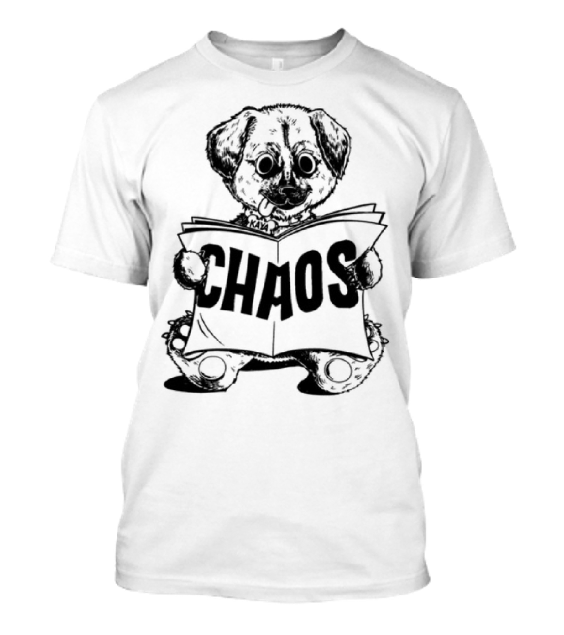 Chaos Reading Teddy Bear T-Shirt