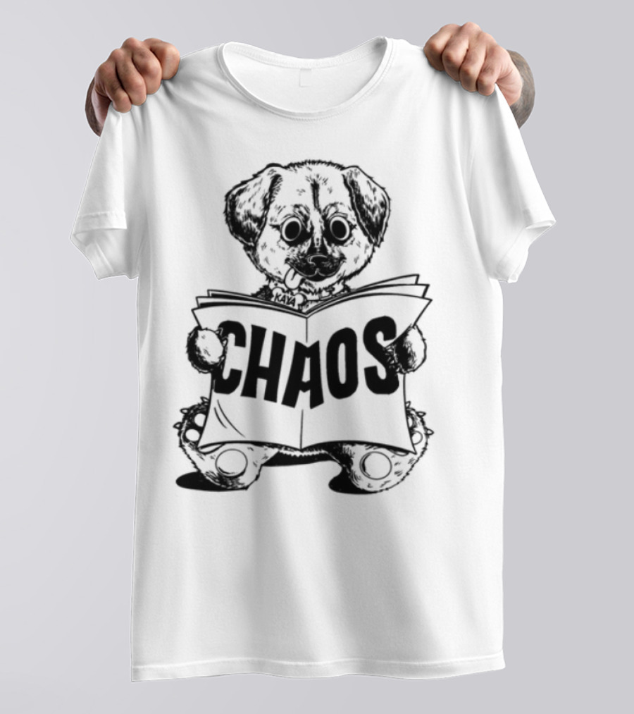 Chaos Reading Teddy Bear T-Shirt