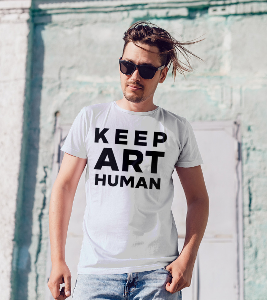 Keep Art Human Movement Statement T-Shirt
