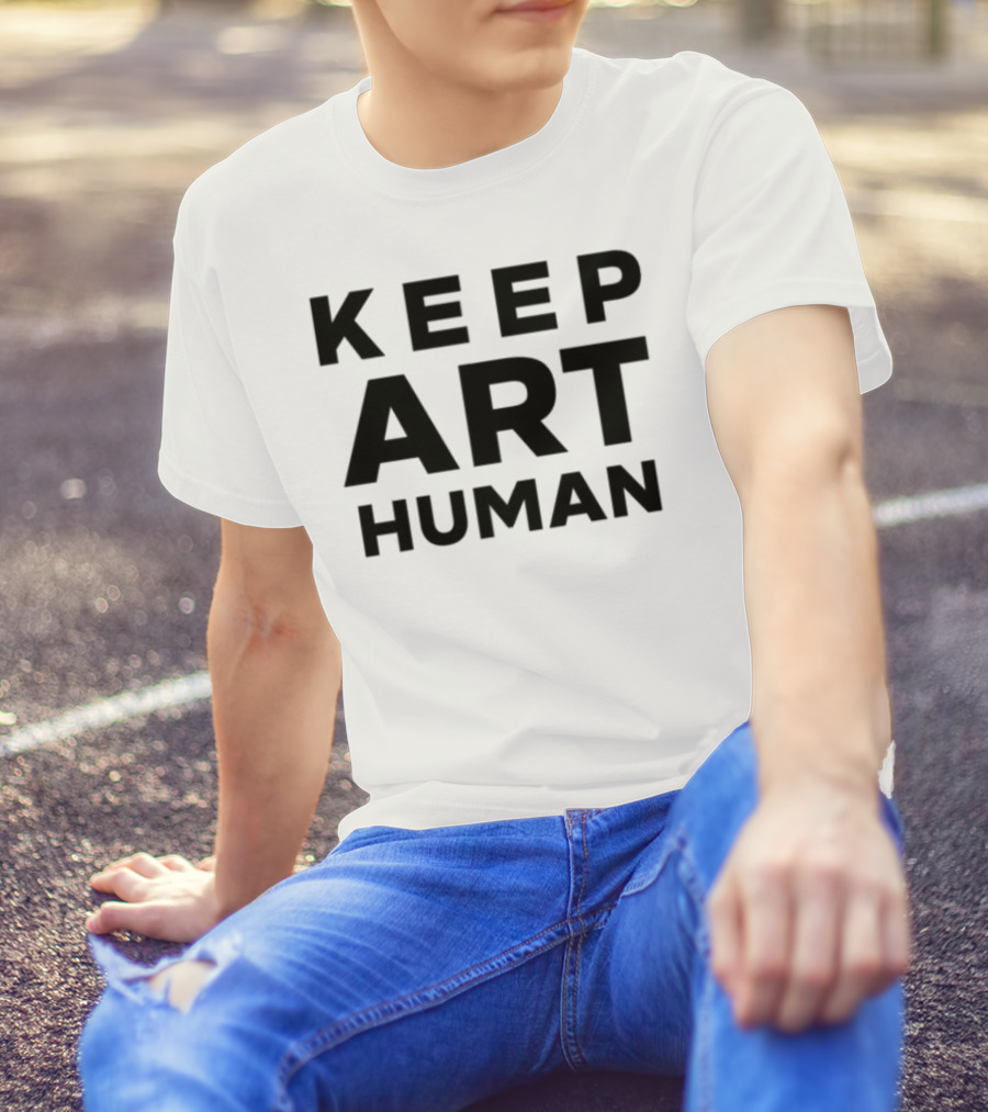 Keep Art Human Movement Statement T-Shirt