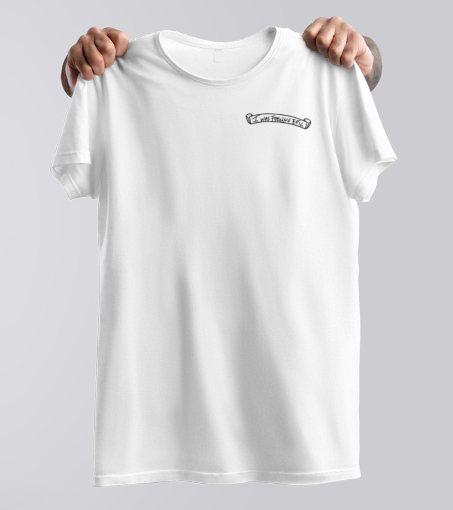 Paul Wesley I Was Feeling Epic Circle Badge T-Shirt