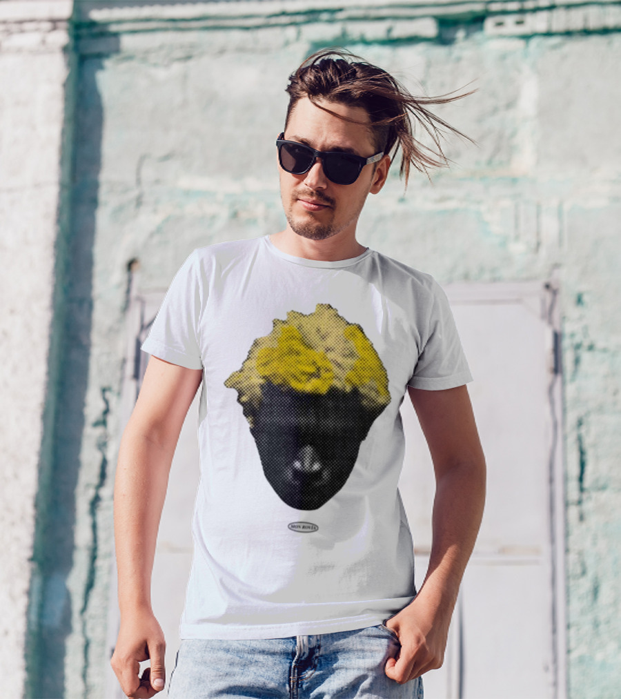 Mon Rovia Boy Yellow Hair Pop Art Style T-Shirt