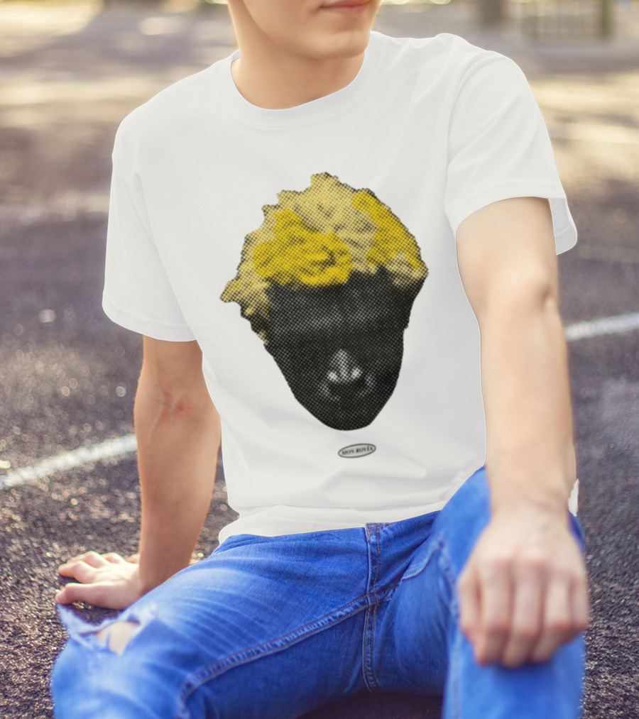 Mon Rovia Boy Yellow Hair Pop Art Style T-Shirt