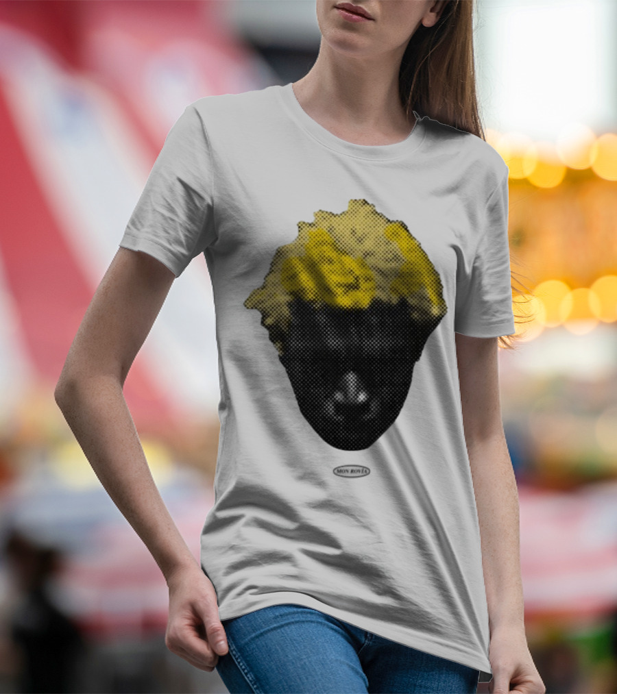 Mon Rovia Boy Yellow Hair Pop Art Style T-Shirt