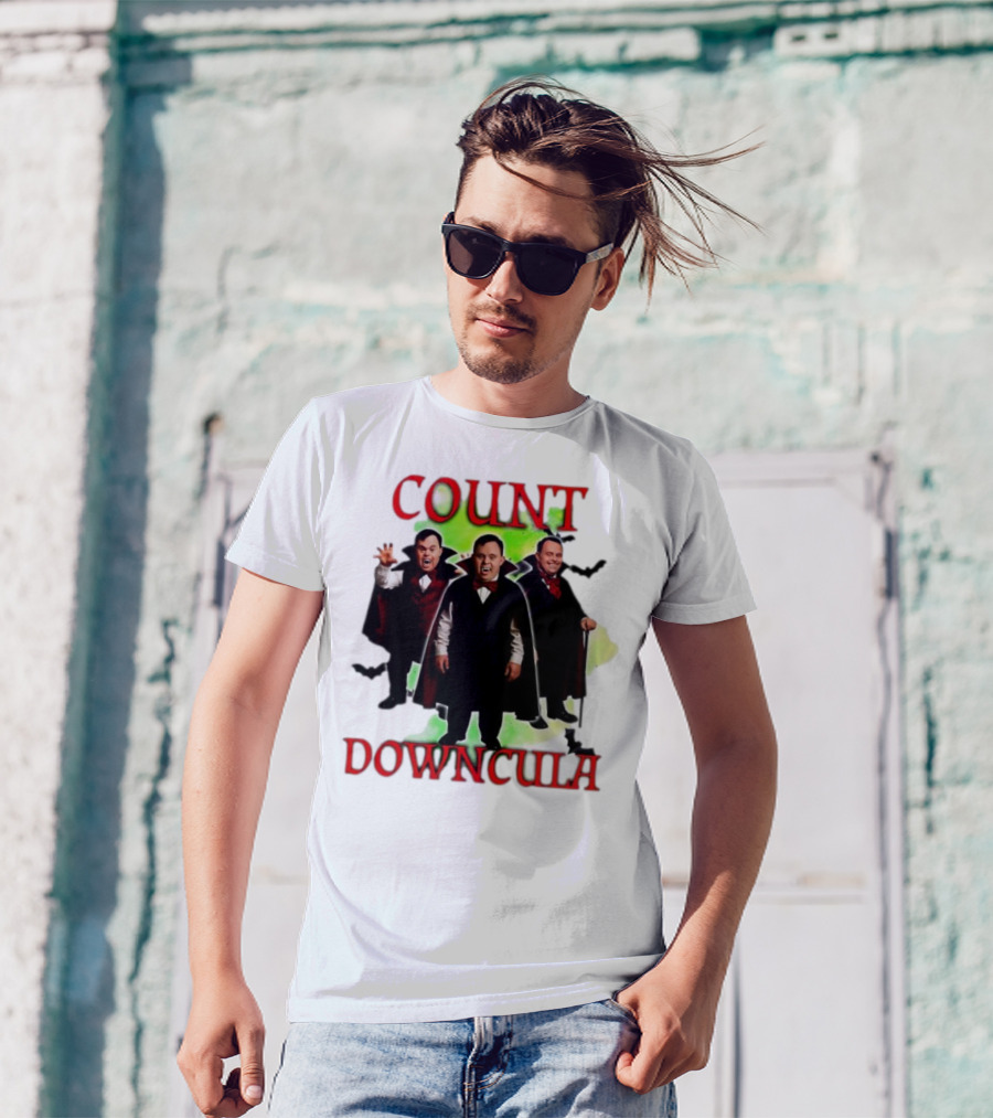 Count Downcula Halloween Vampire Costume Trio T-Shirt