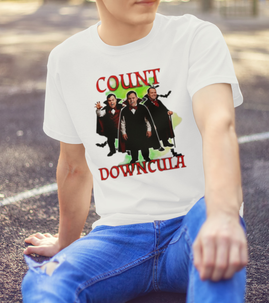 Count Downcula Halloween Vampire Costume Trio T-Shirt