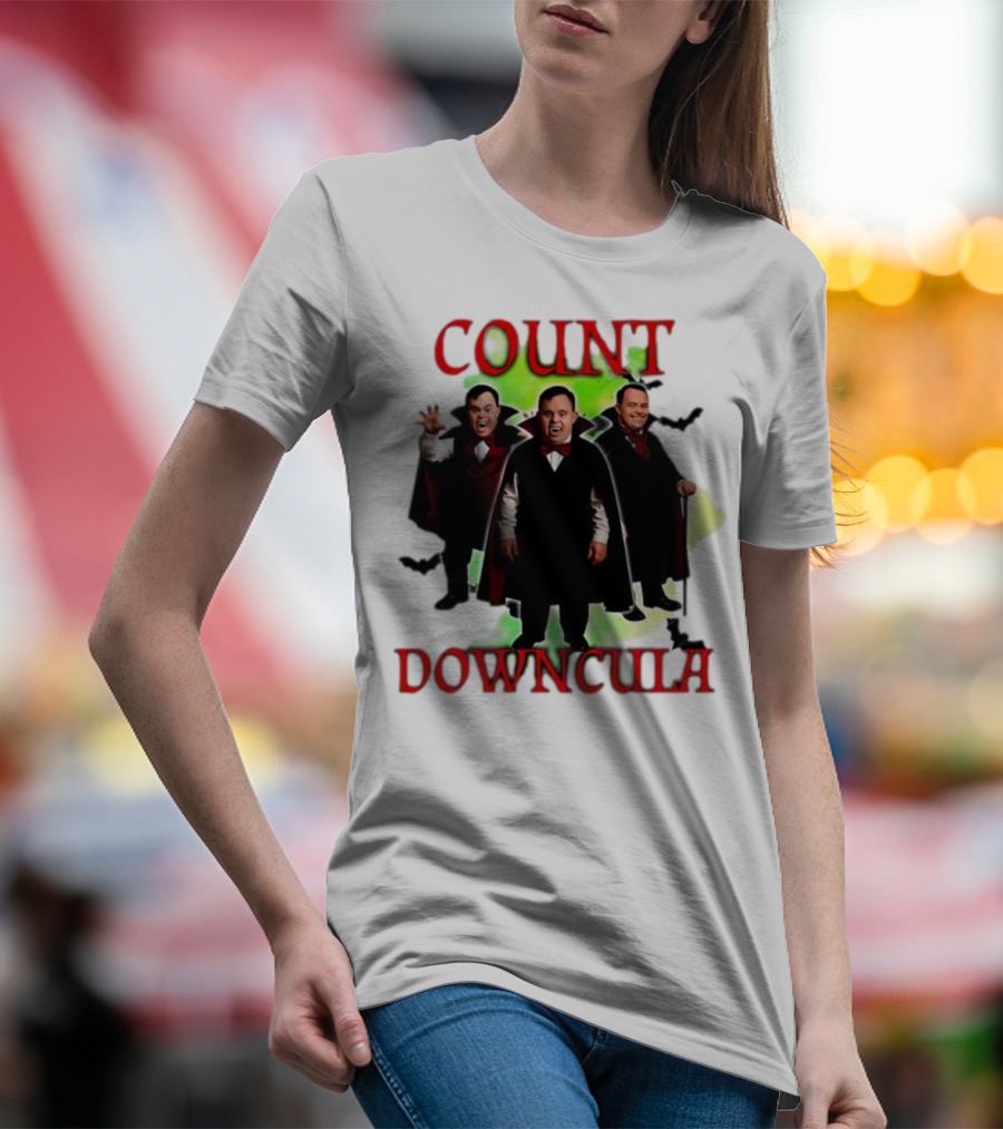 Count Downcula Halloween Vampire Costume Trio T-Shirt