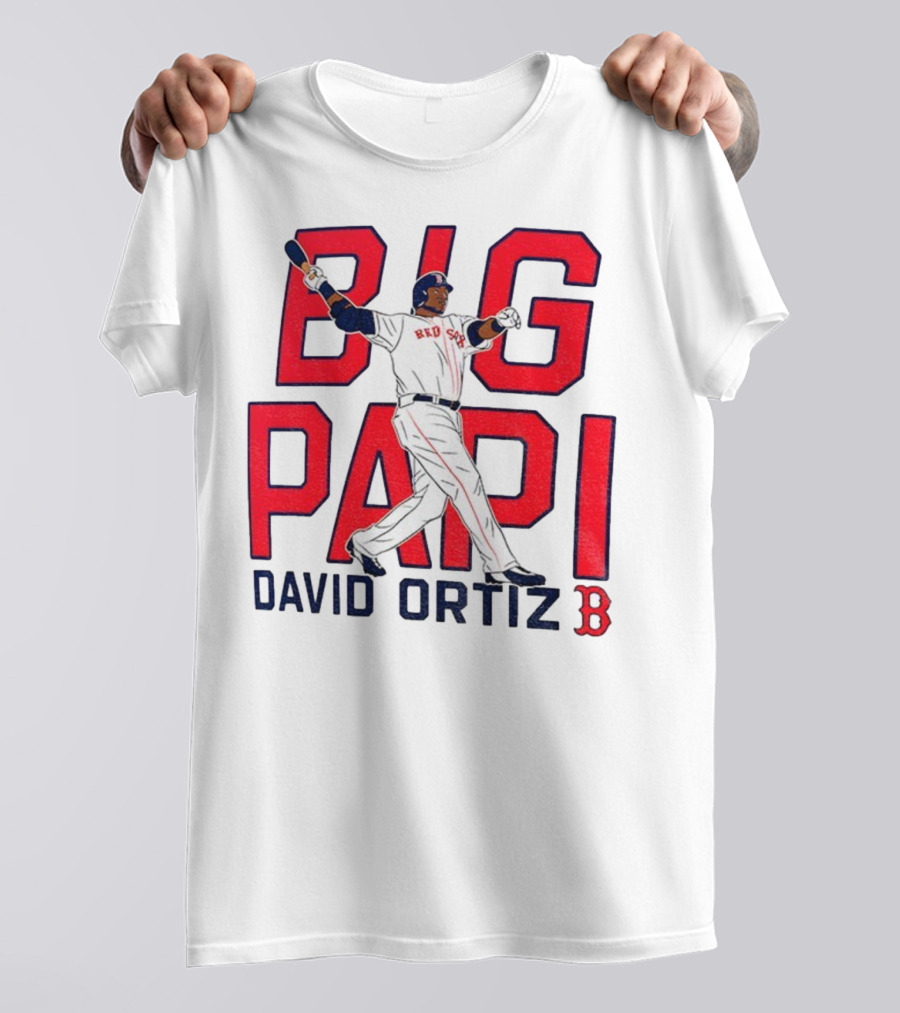 Boston Red Sox Big Papi David Ortiz MLB 2025 T-Shirt