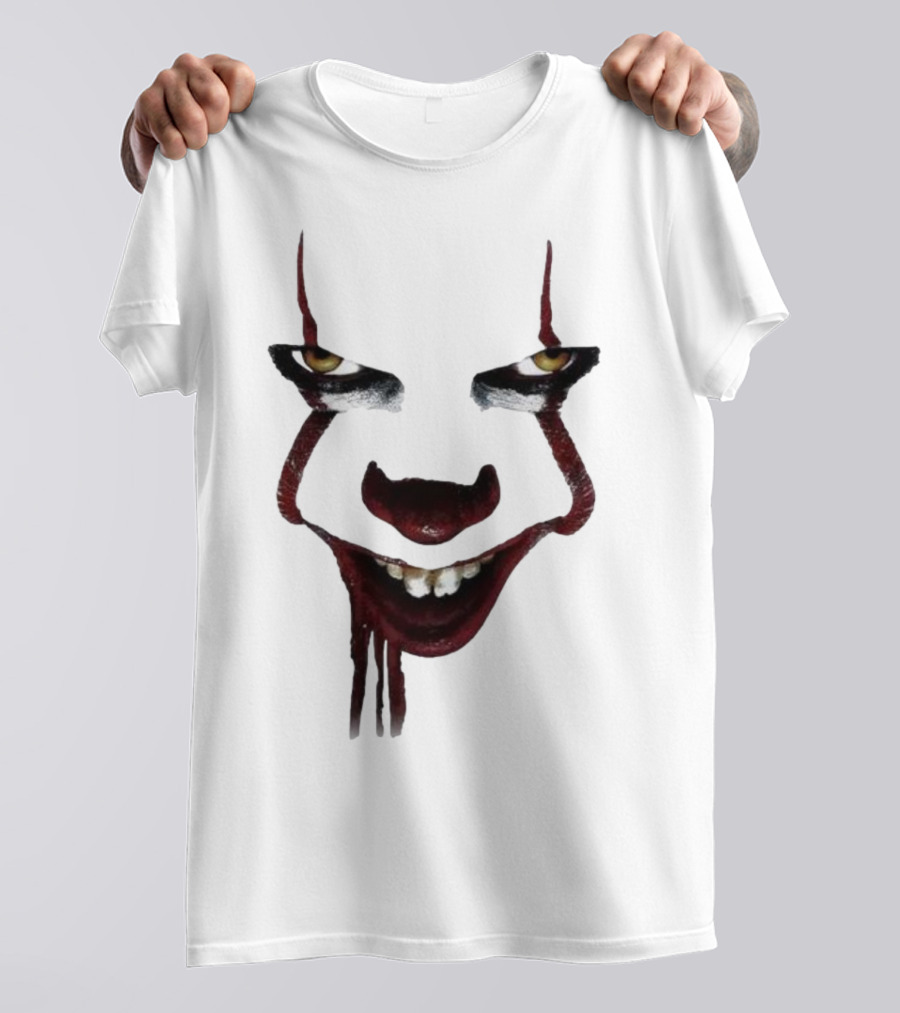 Pennywise Clown Face Halloween IT Movie T-Shirt