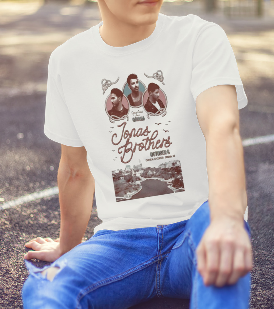 Jonas Brothers October 6 Chi Health Center Omaha NE Event T-Shirt