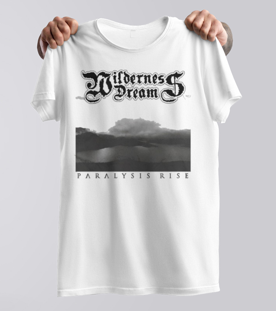 Wilderness Dream Paralysis Rise Scenic Monochrome Landscape T-Shirt