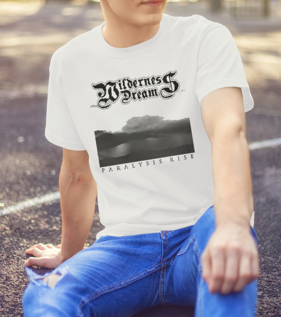 Wilderness Dream Paralysis Rise Scenic Monochrome Landscape T-Shirt