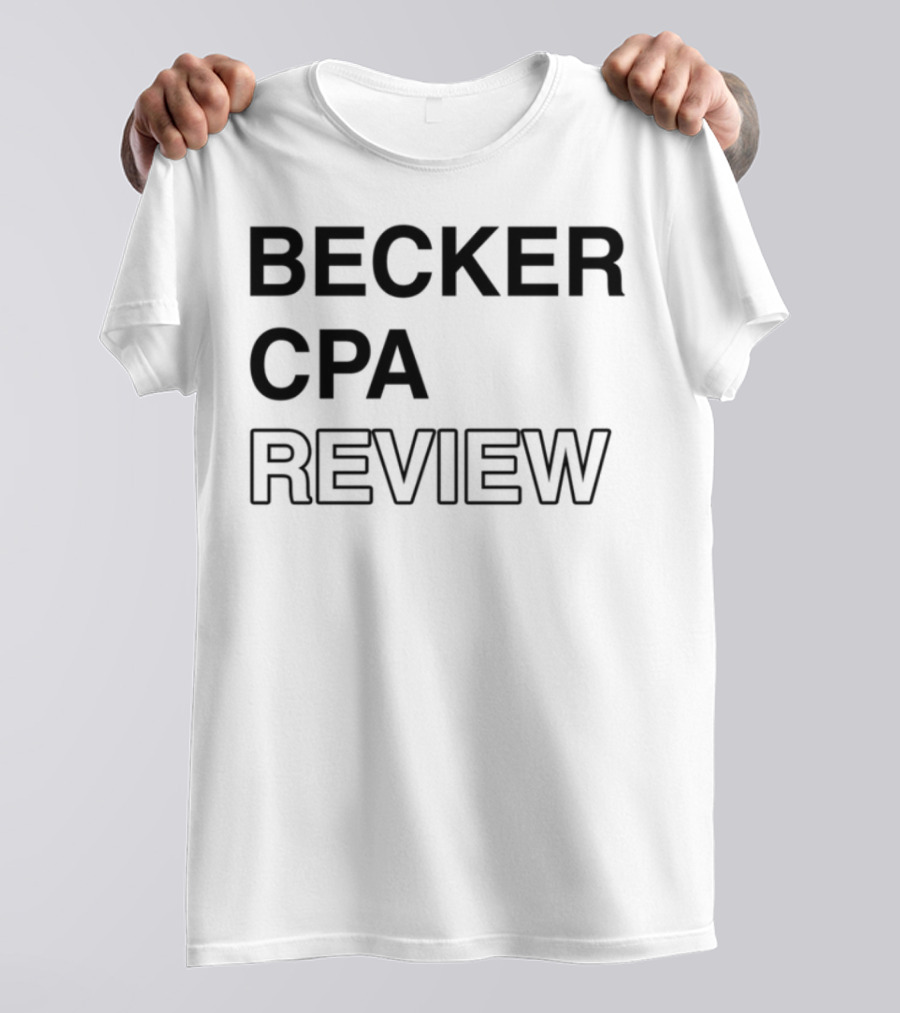 Becker CPA Review T-Shirt