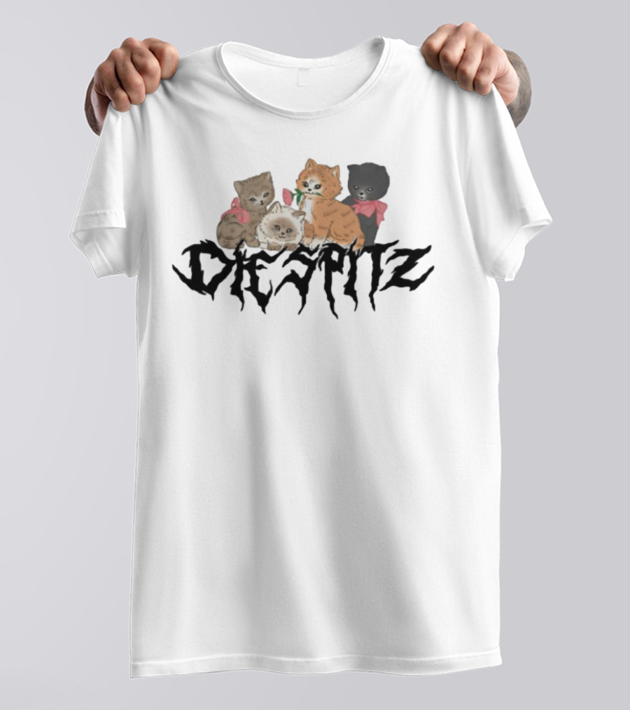 Diespitz Cute Kittens With Bows T-Shirt