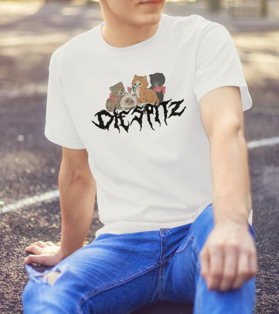 Diespitz Cute Kittens With Bows T-Shirt