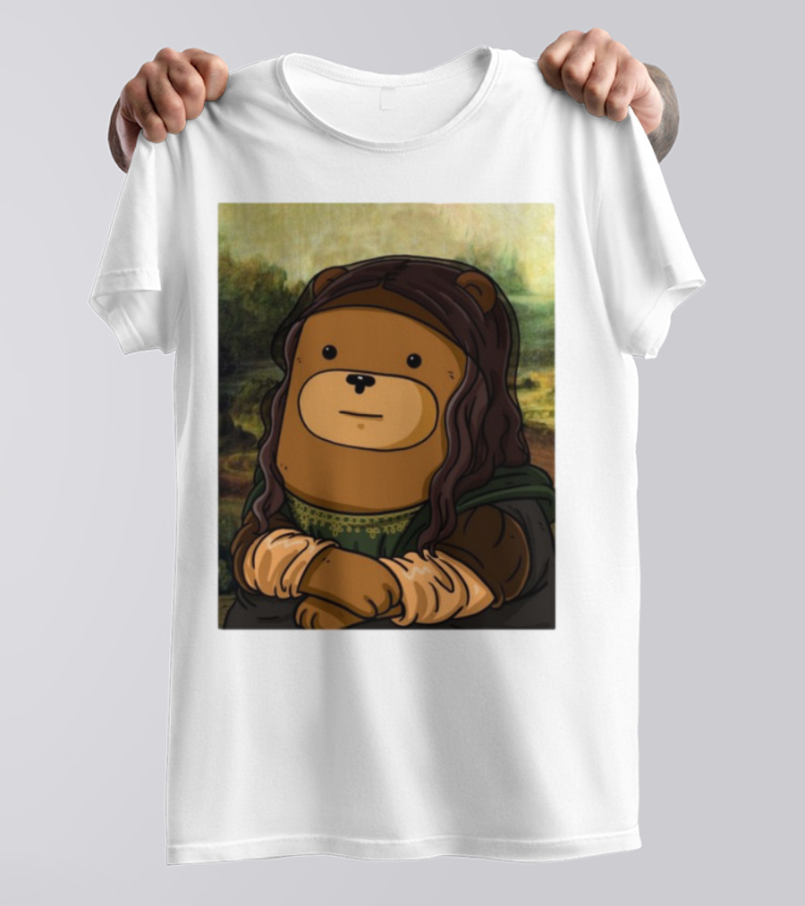 Figen.Eth Boi The Bear Mona Lisa Parody T-Shirt