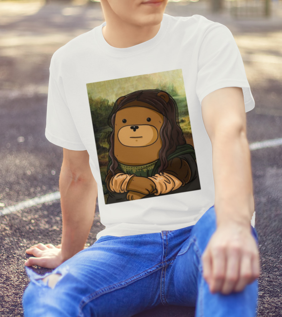 Figen.Eth Boi The Bear Mona Lisa Parody T-Shirt