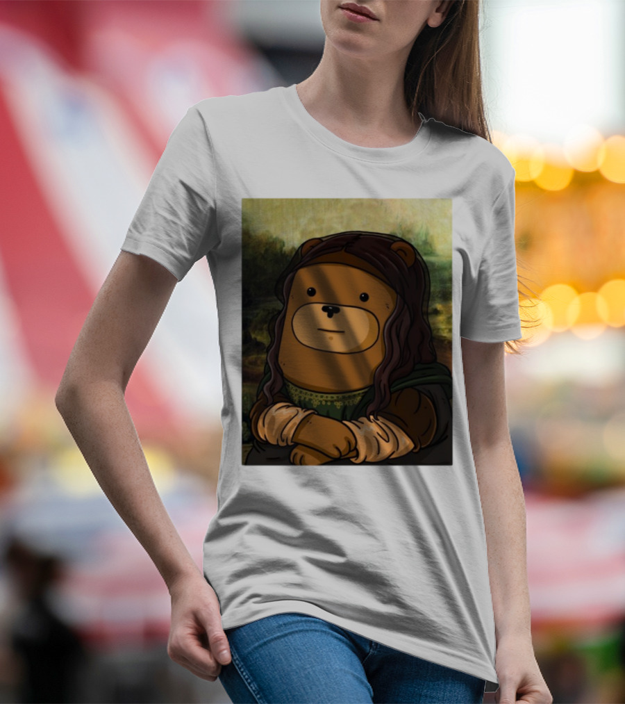 Figen.Eth Boi The Bear Mona Lisa Parody T-Shirt