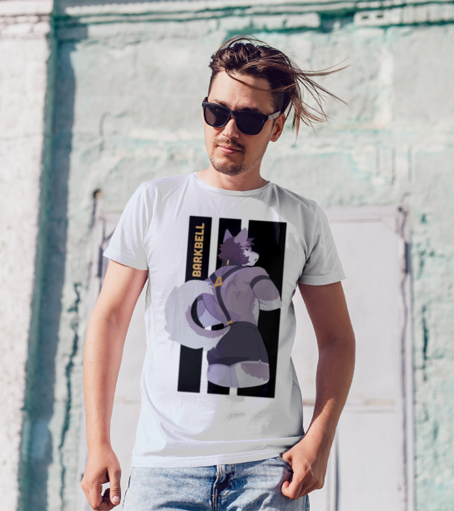 Barkbell Lycan Lifts Ringer Pump Cover Wolf Workout T-Shirt