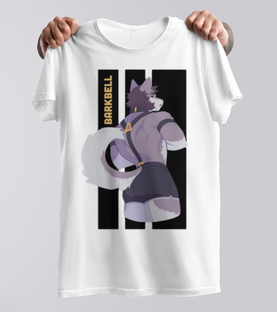 Barkbell Lycan Lifts Ringer Pump Cover Wolf Workout T-Shirt