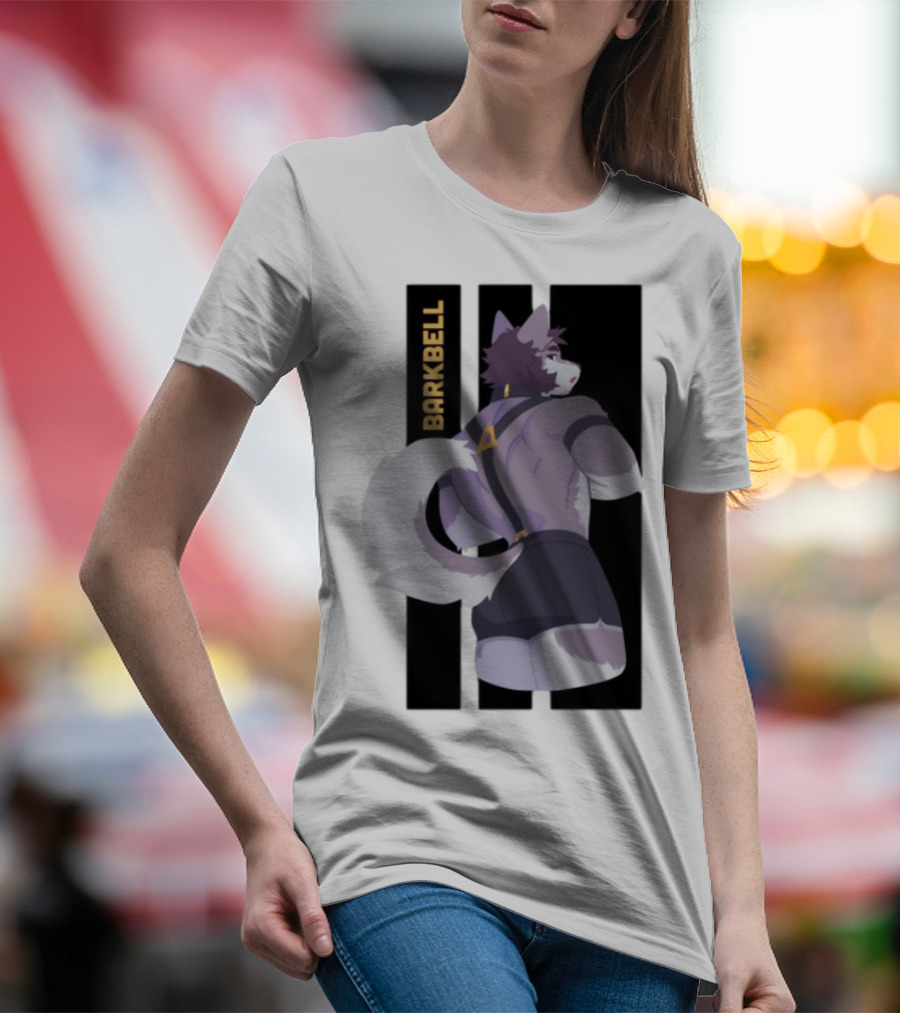 Barkbell Lycan Lifts Ringer Pump Cover Wolf Workout T-Shirt