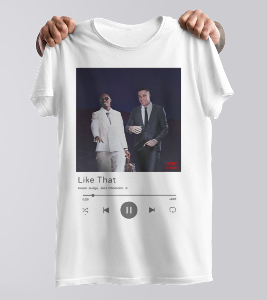 Janky Playlist Like That Aaron Judge Jr. T-Shirt