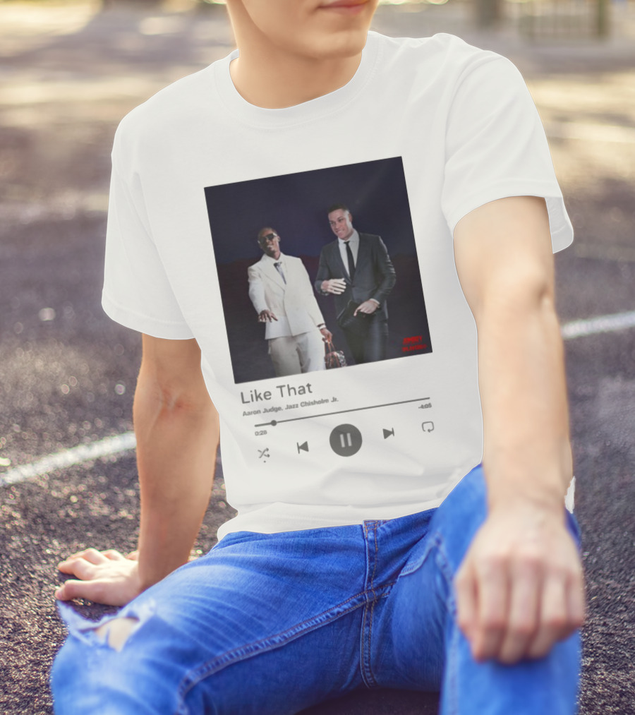 Janky Playlist Like That Aaron Judge Jr. T-Shirt