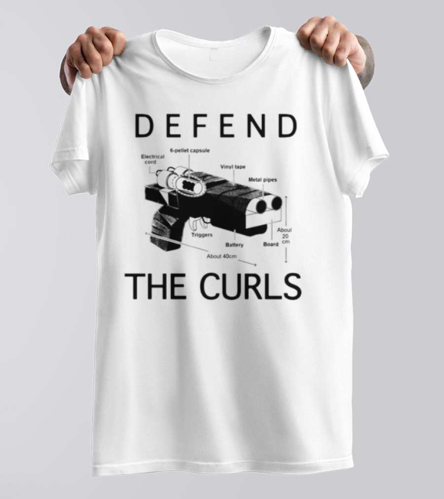 Defend The Curls Engine Diagram Exhaust Manifold Cylinder Spark Plug T-Shirt