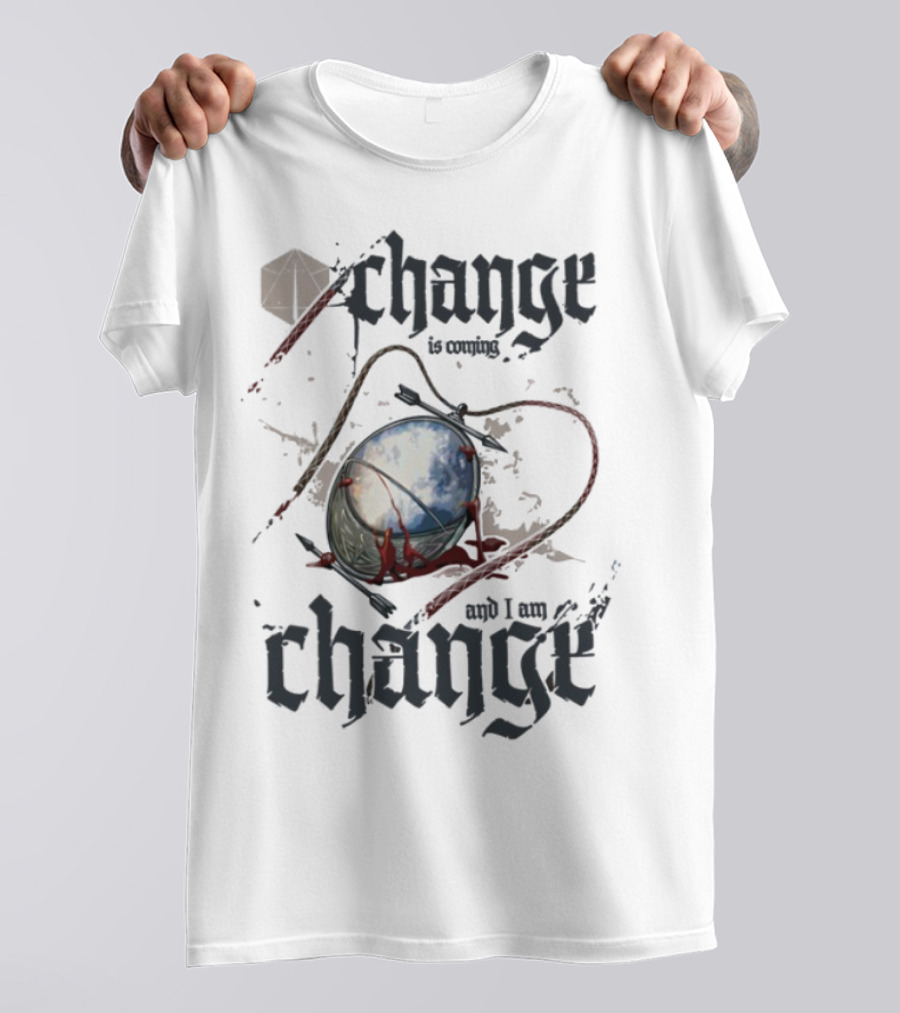 Change Is Coming Exu Divergence Pendant Design T-Shirt