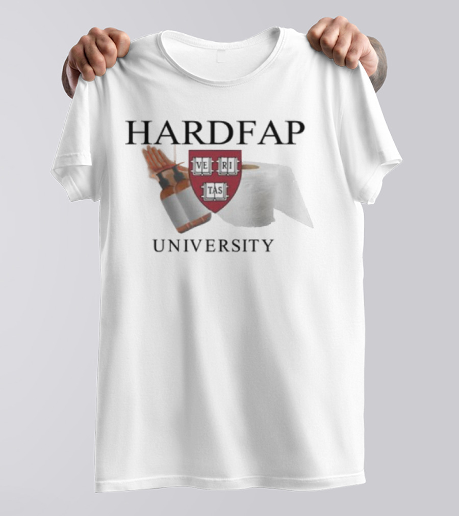 HARDFAP UNIVERSITY VERITAS CREST TOILET ROLL AND LOTION BOTTLES T-Shirt