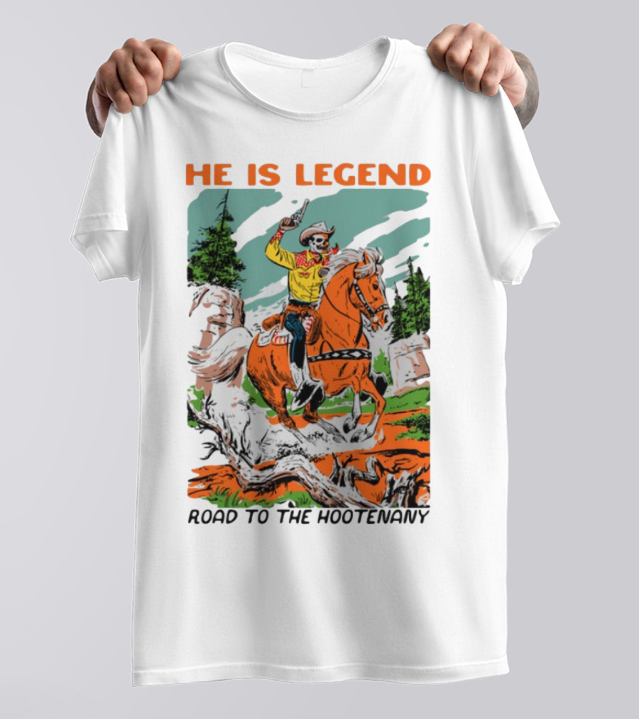 HE IS LEGEND COWBOY BACK TO THE FRONTIERS T-Shirt